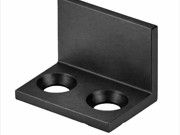 Shower Door Stop - Brushed Gun Black